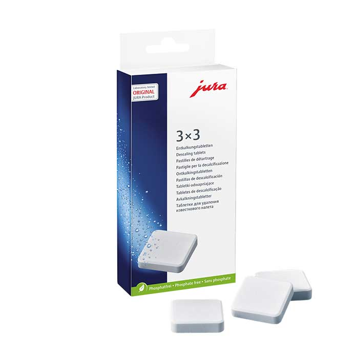 JURA Descaling Tablets 3 x 3 pieces