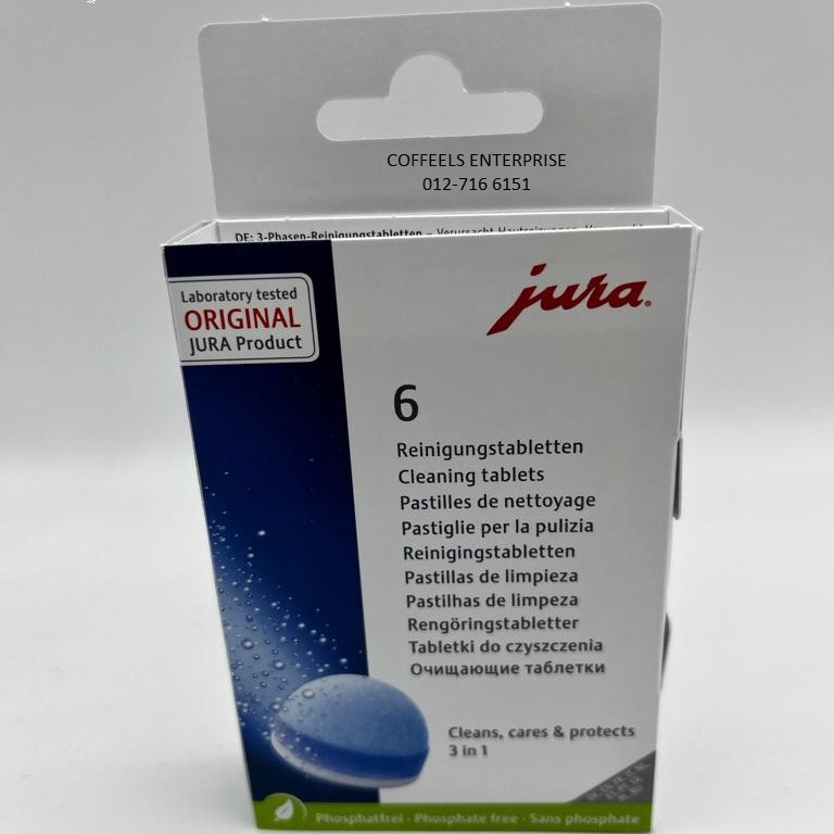JURA 3-Phase Cleaning Tablets 6 pieces