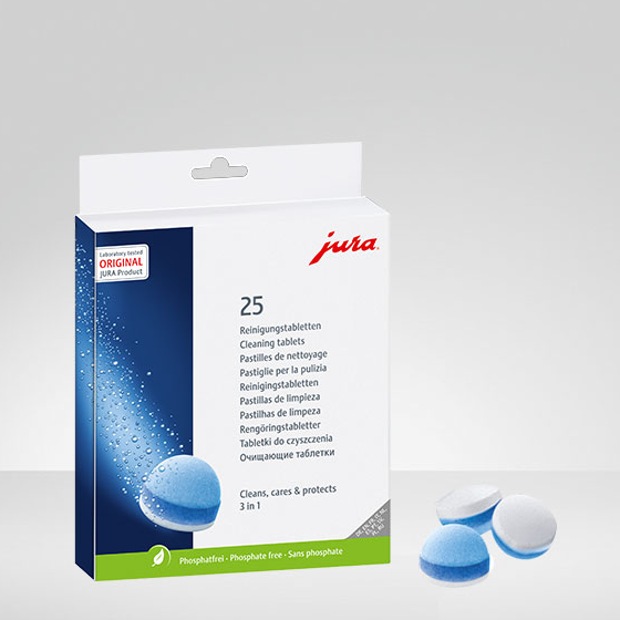 JURA 3-Phase Cleaning Tablets 25 pieces